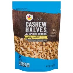Giant Cashew Halves & Pieces Lightly Salted with Sea Salt