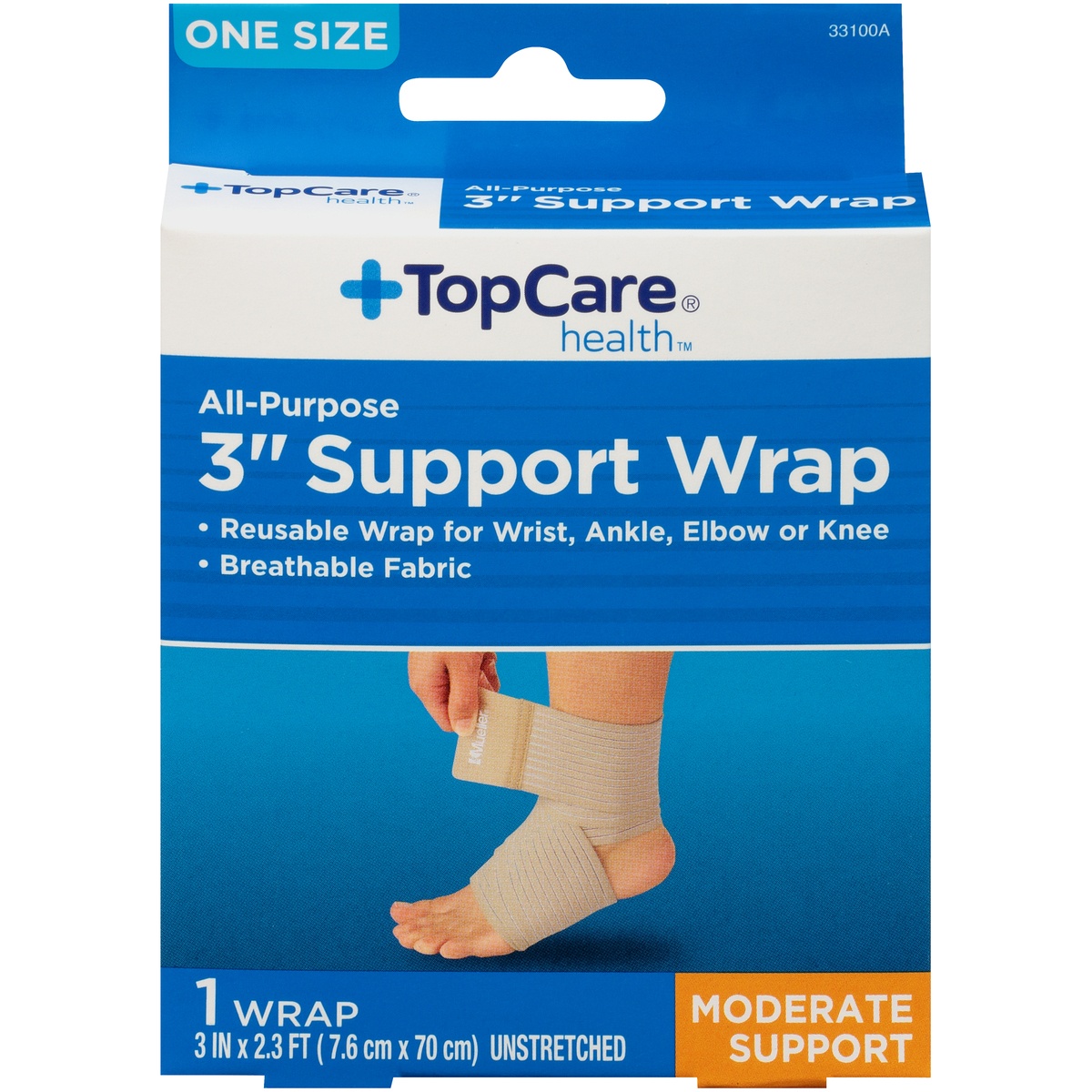 slide 1 of 1, TopCare Support Wrap AllPurpose One Size, 1 ct