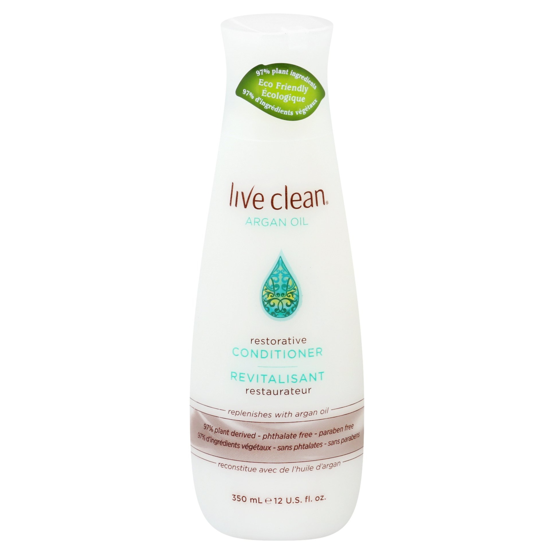 slide 1 of 1, Live Clean Argan Oil Restorative Conditioner, 12 oz