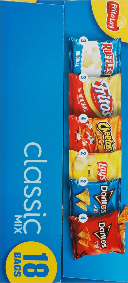 slide 7 of 11, Frito-Lay Classic Snacks Mixed Variety Pack, 18 ct