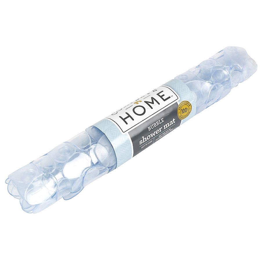 slide 1 of 1, Walgreens Clear Bubble Shower Mat, 1 ct