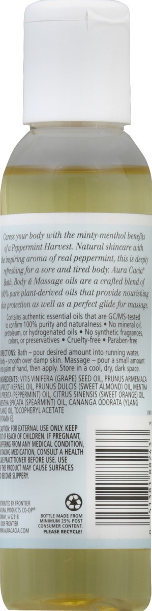 slide 2 of 3, Aura Cacia Bath, Body & Massage Oil 4 oz, 4 fl oz