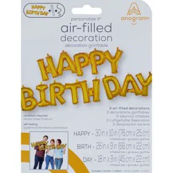 Anagram Air Balloons, Happy Birthday