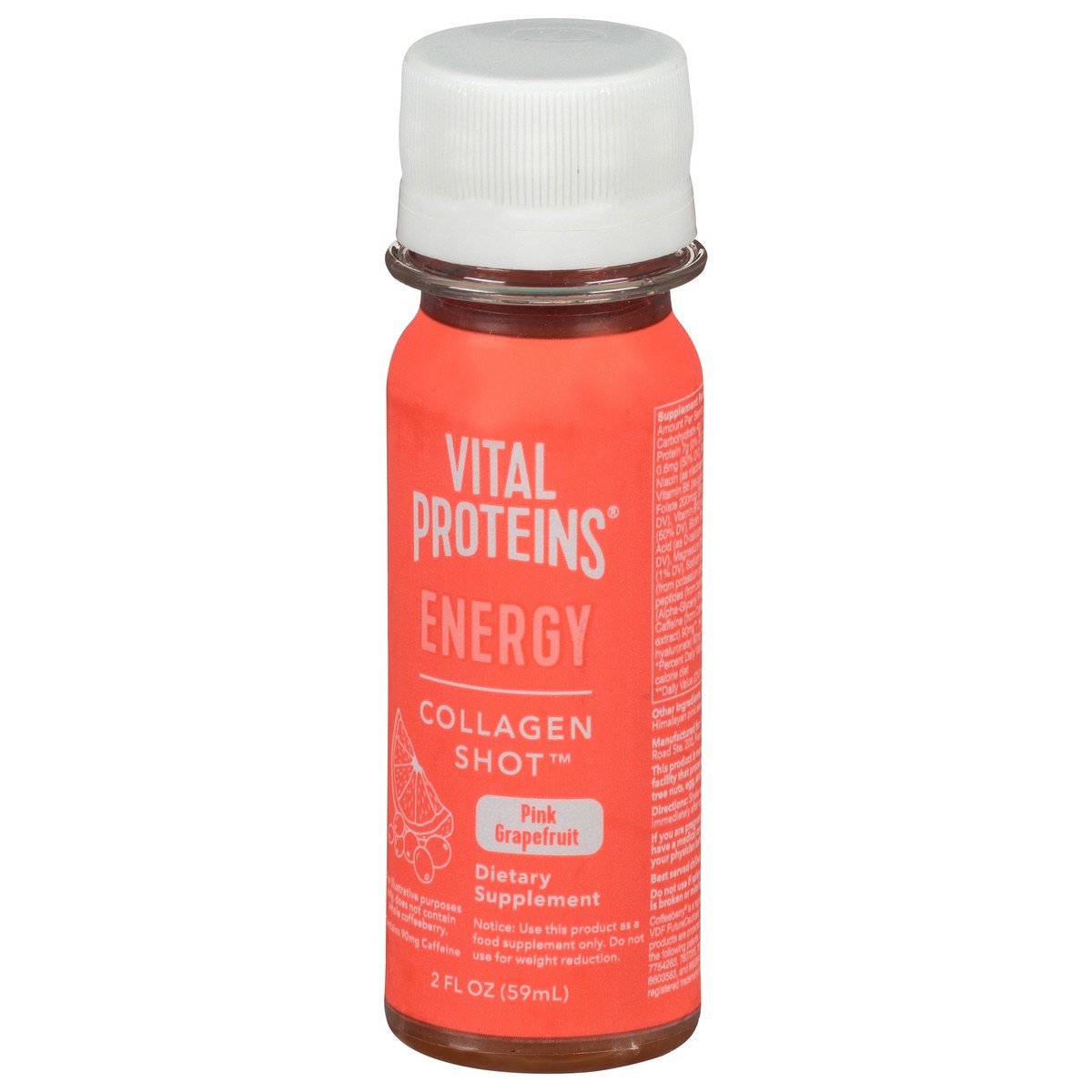 slide 11 of 12, Vital Proteins Energy Pink Grapefruit Collagen Shot- 2 oz, 2 oz