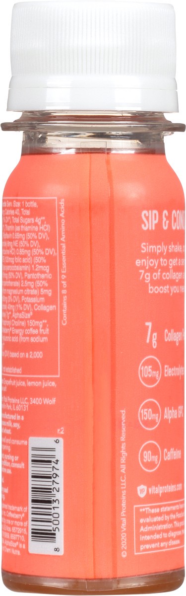slide 7 of 12, Vital Proteins Energy Pink Grapefruit Collagen Shot- 2 oz, 2 oz