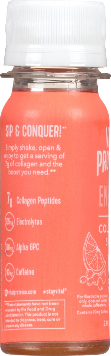 slide 10 of 12, Vital Proteins Energy Pink Grapefruit Collagen Shot- 2 oz, 2 oz