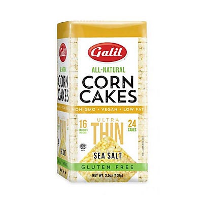 slide 1 of 1, Galil Ultra Thin Rice Cakes with Sea Salt, 3.5 oz