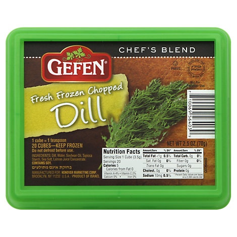 slide 1 of 1, Gefen Chopped Dill Cubes, 12.5 oz