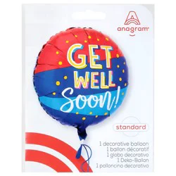 Anagram Get Well Standard Decorative Balloon 1 Each