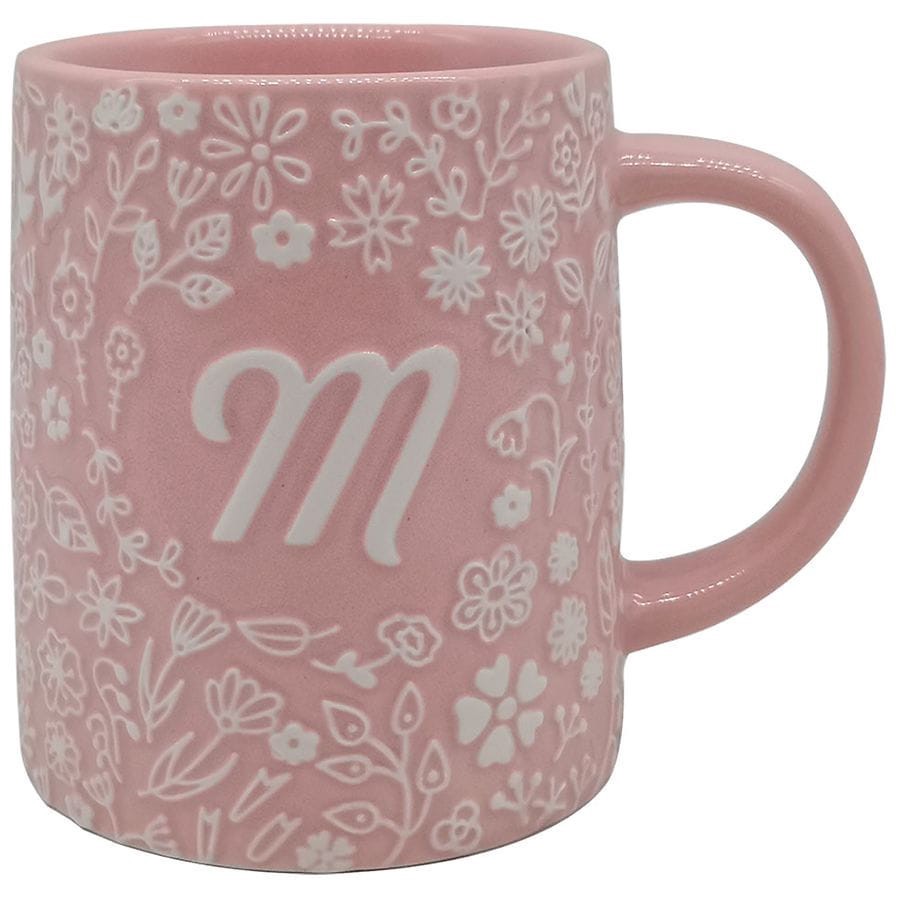 slide 1 of 1, Modern Expressions Monogram Mug (M), 1 ct