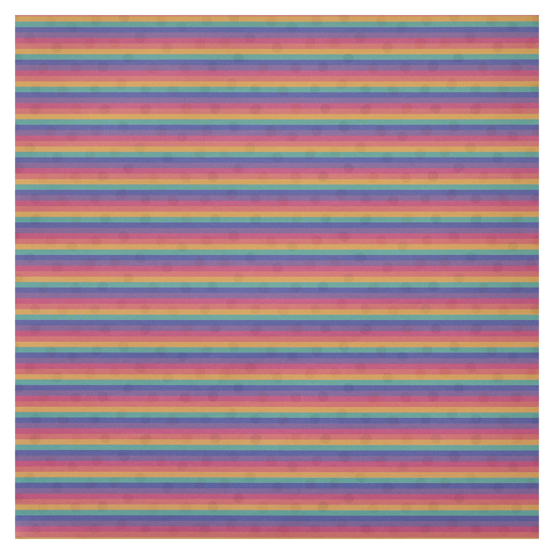 slide 3 of 4, Rainbow Dot Stripe Double-Sided Cardstock Paper By Recollections, 12" X 12", 12 in x 12 in