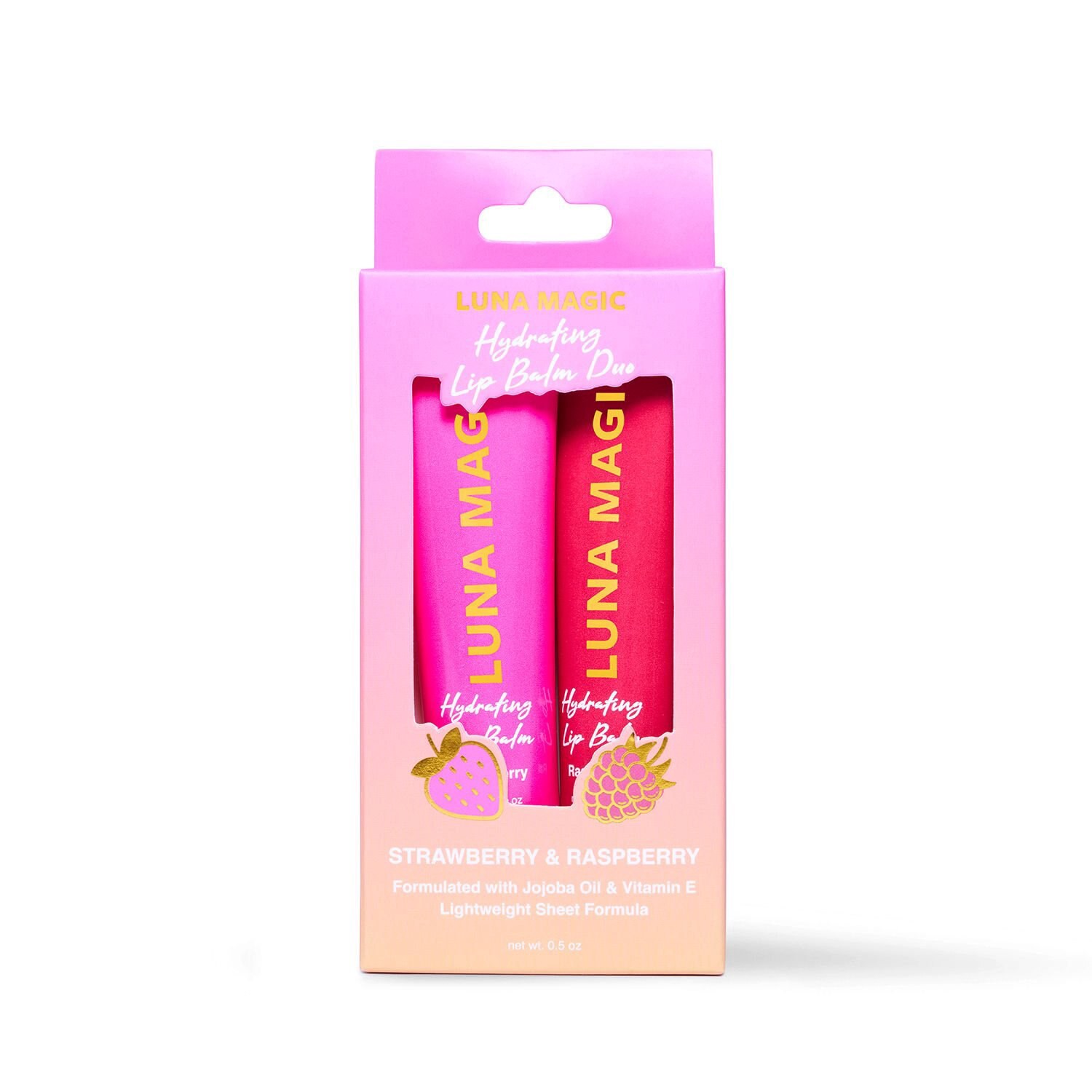 slide 1 of 1, Luna Magic Lip Balm, Strawberry, 1 ct