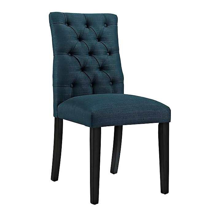 slide 2 of 4, Modway Duchess Upholstered Dining Side Chair - Azure, 1 ct