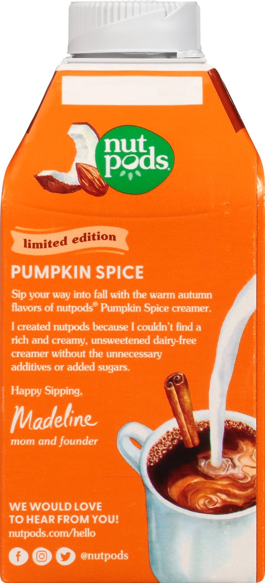 slide 6 of 14, nutpods Unsweetened Pumpkin Spice Creamer, 16 fl oz