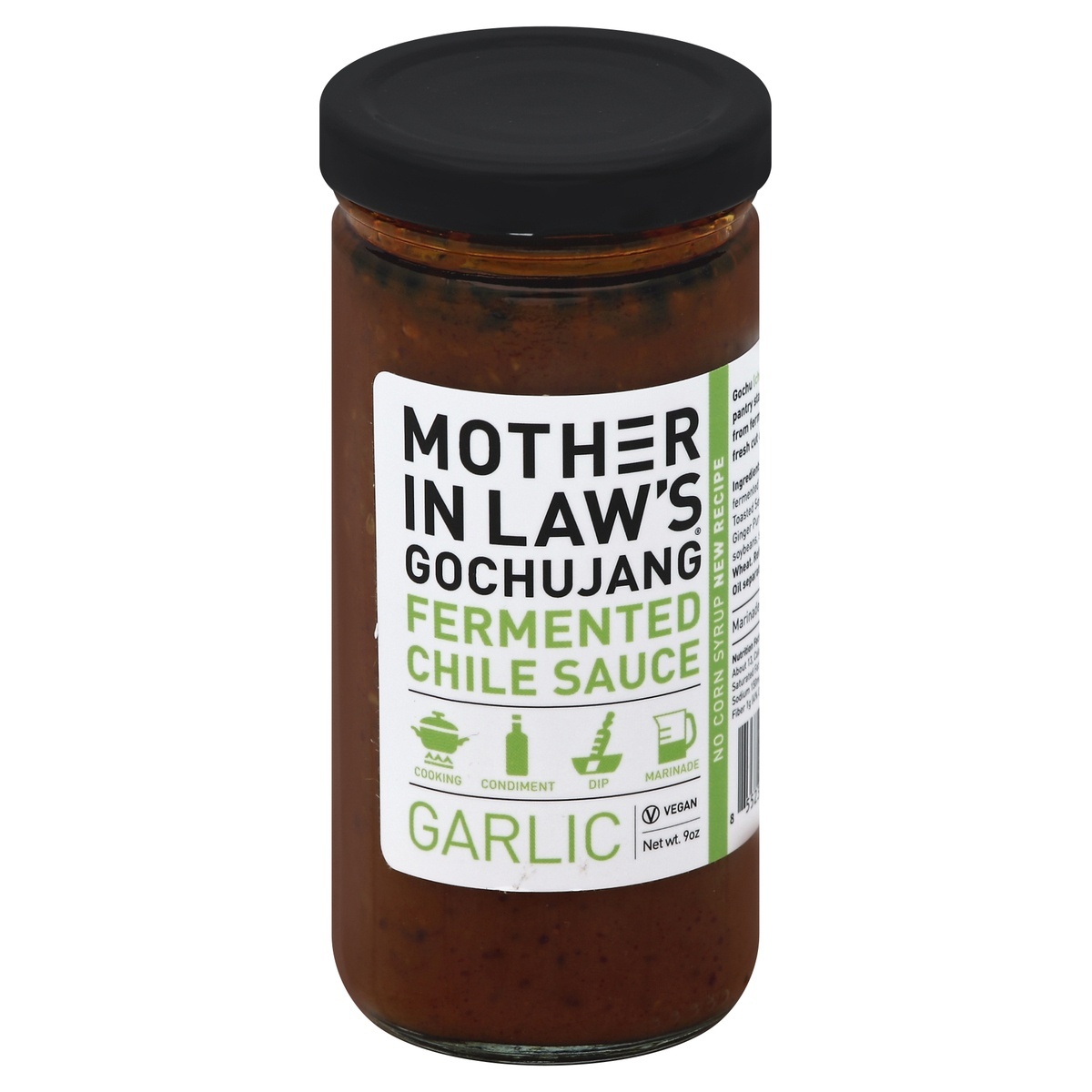 slide 1 of 1, Mother In Law's Kimchi Gochujang Fermented Chile Garlic Sauce, 9 oz