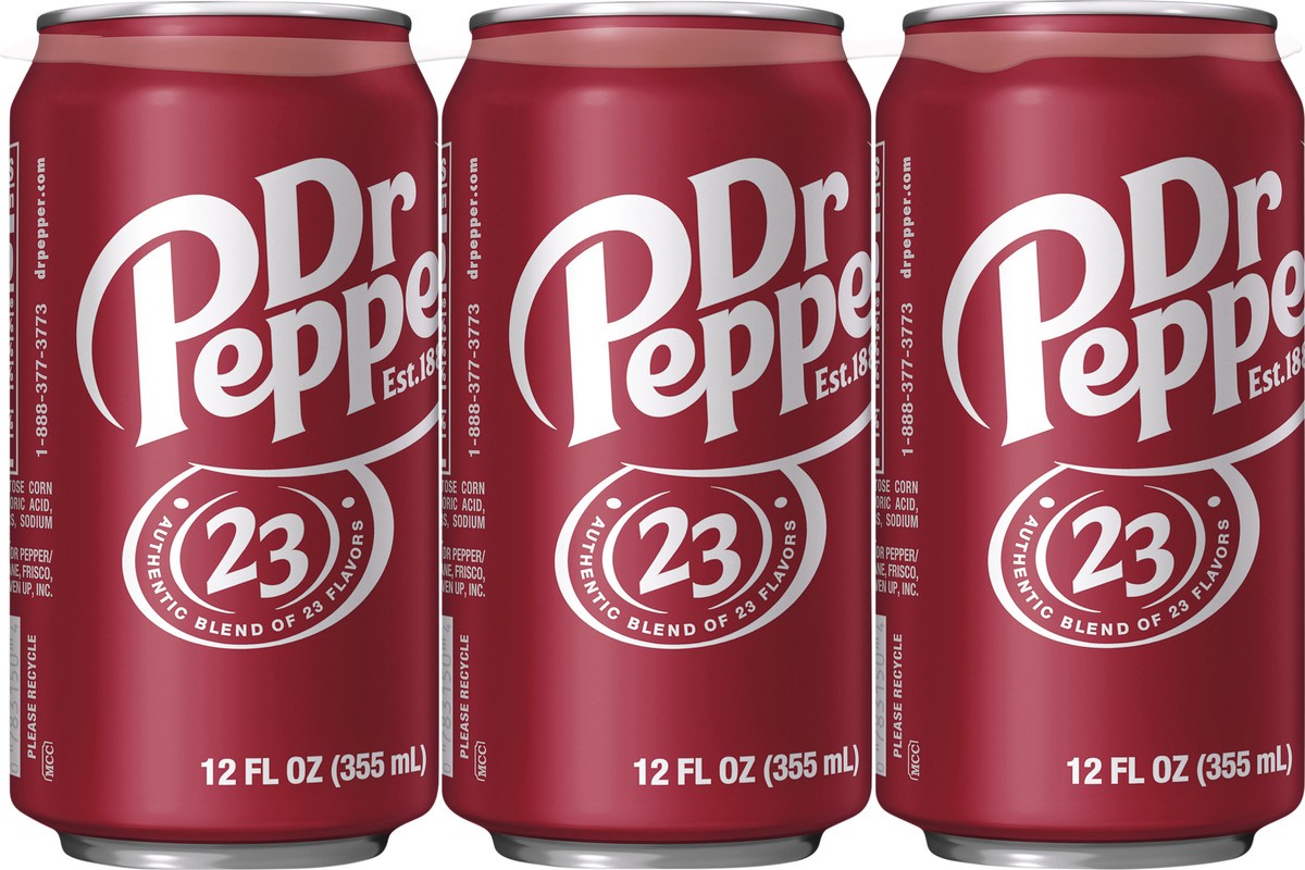 slide 2 of 9, Dr Pepper Soda - 6 ct; 12 oz, 6 ct; 12 oz