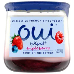 Oui by Yoplait Triple Berry French Style Yogurt