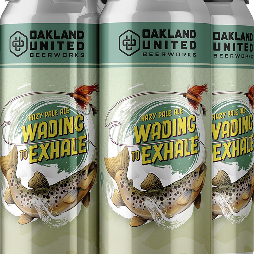 slide 1 of 1, Oakland United Beerworks Oakland Wading To Exhale Hazy, 4 ct; 16 oz