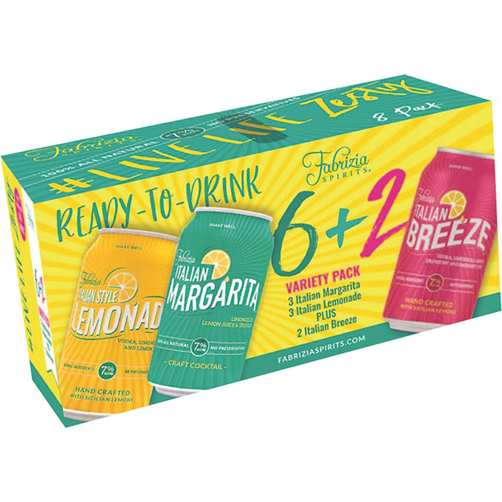 slide 1 of 1, Fabrizia Variety 8Pk Can, 8 ct; 12 oz