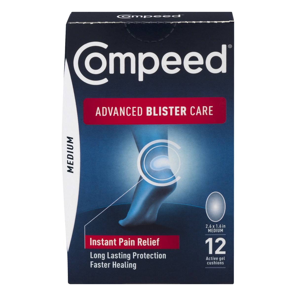 slide 1 of 10, Compeed Medium Advanced Blister Care Active Gel Active Gel Cushions 12.0 ea, 12 ct