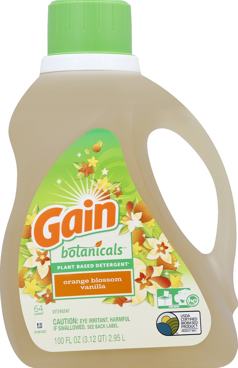 slide 1 of 3, Gain Detergent 100 oz, 100 oz