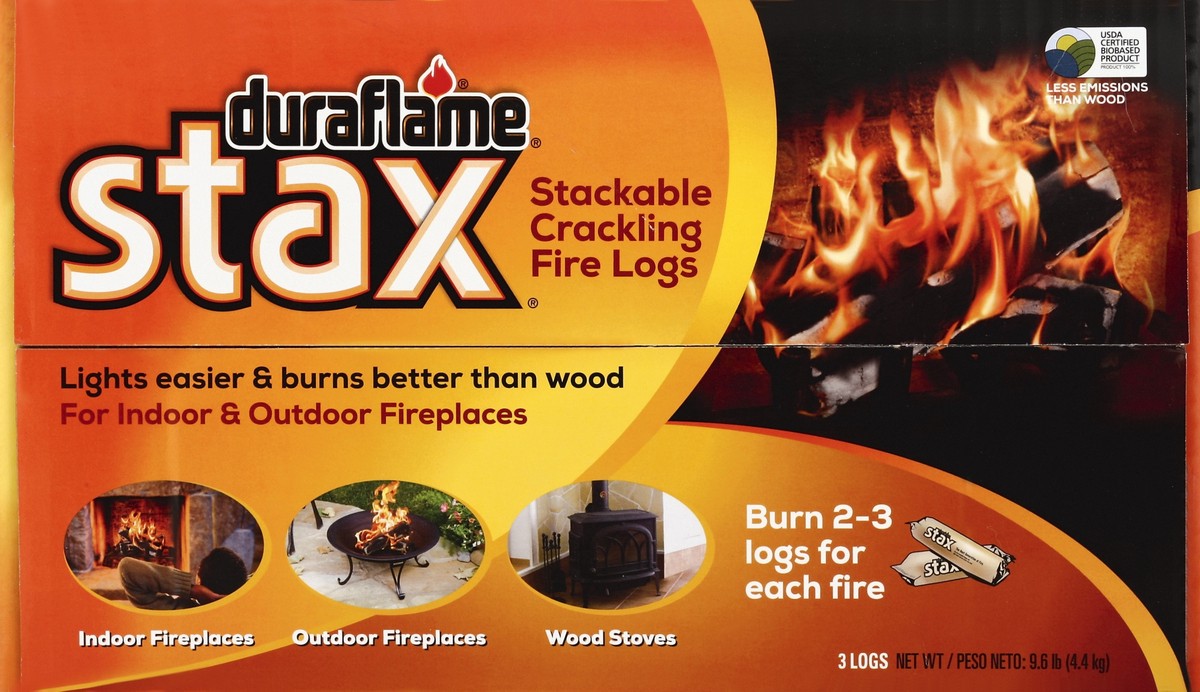 slide 2 of 4, Duraflame Stax Firelogs, 3 ct