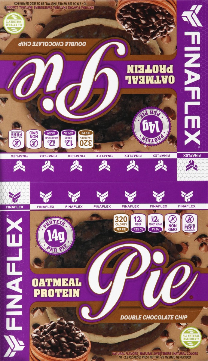 slide 2 of 11, FINAFLEX Double Chocolate Chip Pie 10 ea, 10 ct