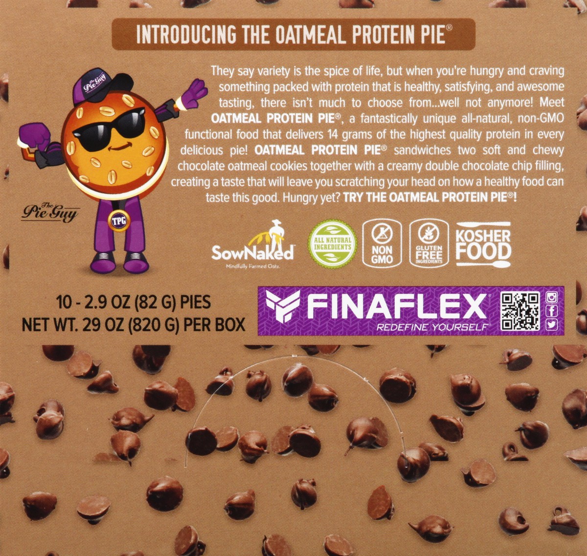 slide 11 of 11, FINAFLEX Double Chocolate Chip Pie 10 ea, 10 ct