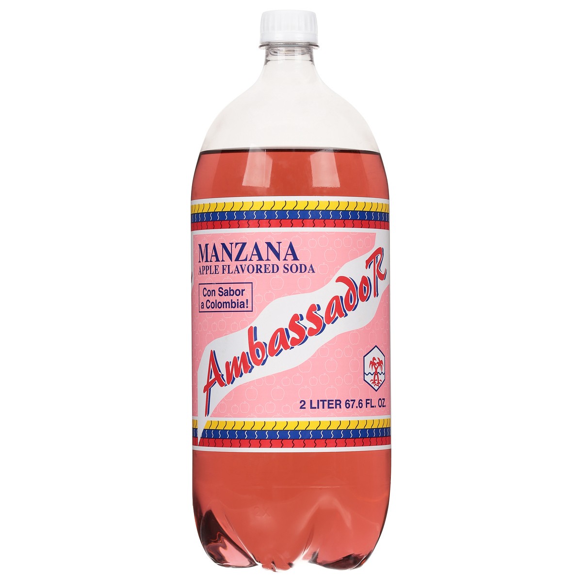 slide 1 of 11, Ambassador Manzana Soda - 2 liter, 2 liter