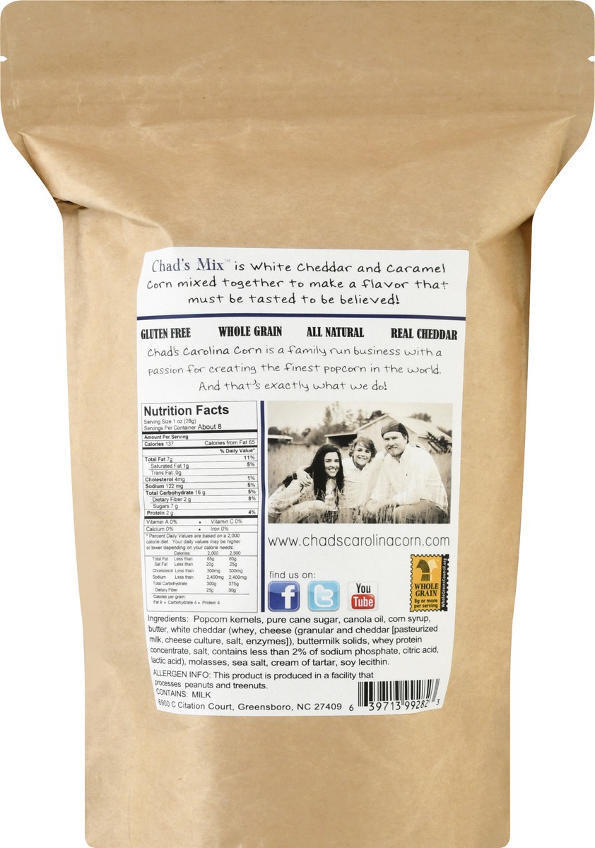 slide 8 of 9, Chad's Carolina Corn Gourmet Chad's Mix Popcorn 7.5 oz, 7.5 oz