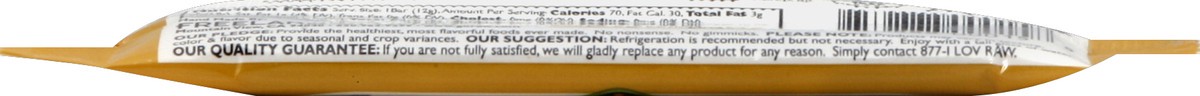 slide 6 of 6, Freeland Foods Go Raw Banana Bread Flax Bar, 0.4 oz