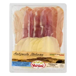 Veroni Prosciutto Italiano and Provolone Cheese, All Natural, Dry Cured