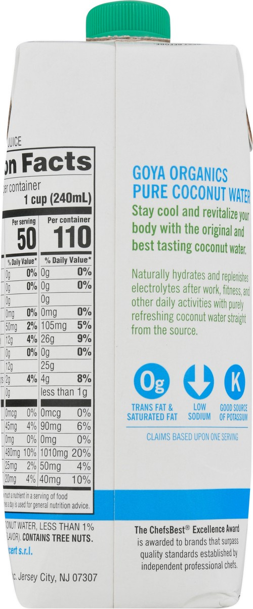 slide 2 of 9, Goya Organics Pure Coconut Water - 16.9 fl oz, 16.9 fl oz