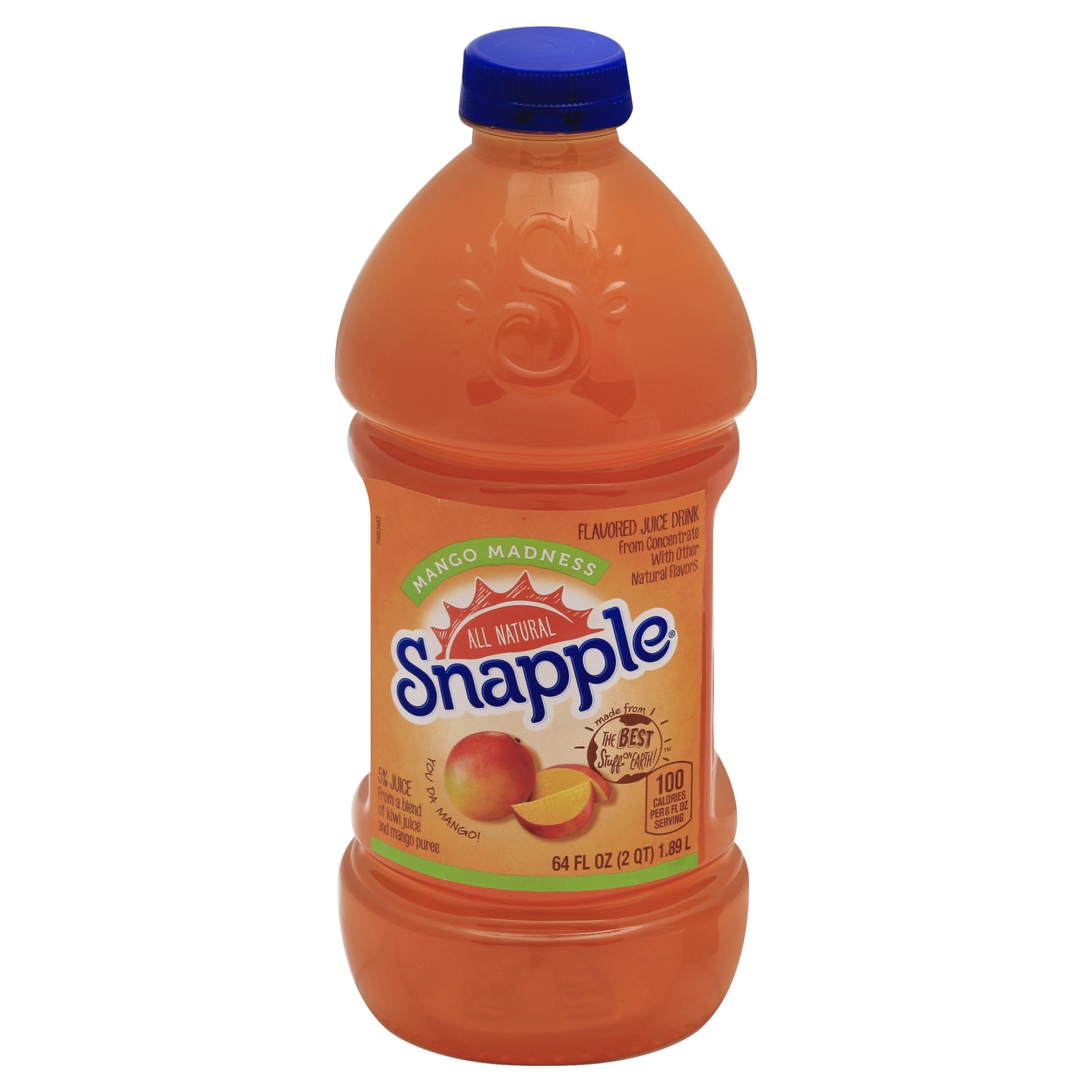 slide 1 of 2, Snapple Mango Madness, 64 fl oz