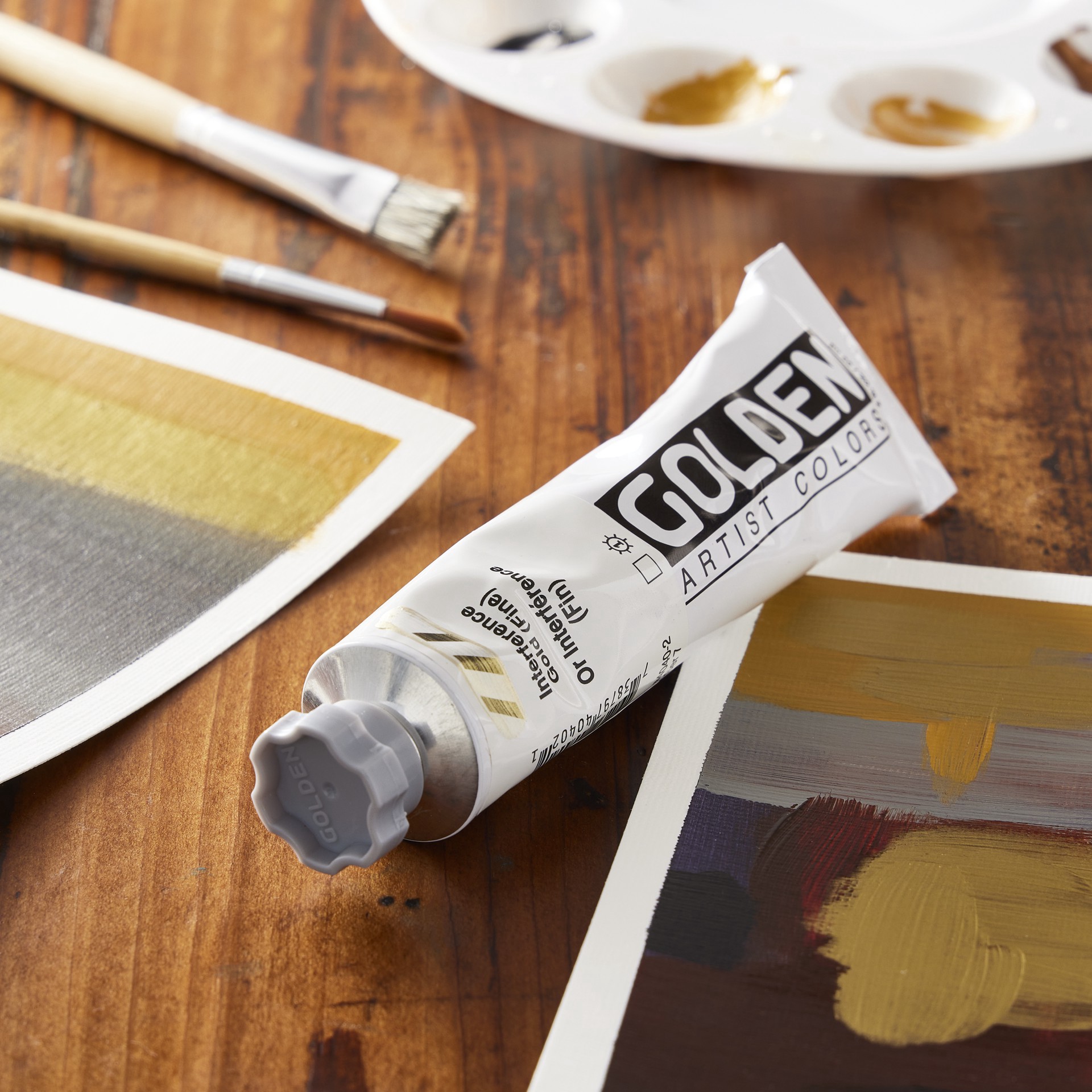 slide 3 of 3, Golden Artist Colors 2oz. Interference Acrylic Paint, 2 oz