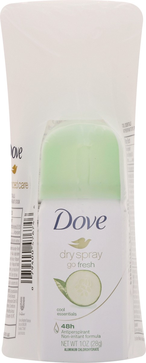 slide 5 of 12, Dove Cool Essentials Nutrium Moisture 48h Antiperspirant Stick & Antiperspirant Dry Spray 1 ea, 1 ct