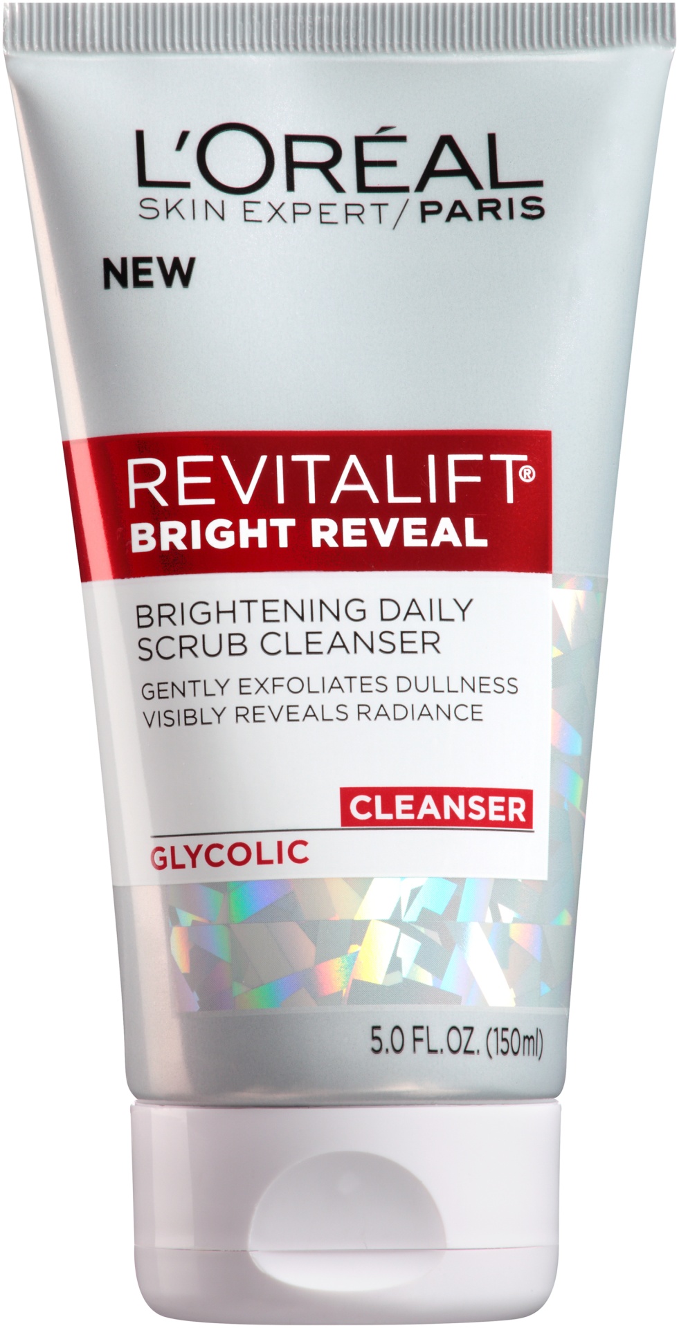 slide 2 of 6, L'Oréal Revitalift Bright Reveal Brightening Daily Scrub Cleanser, 5 fl oz