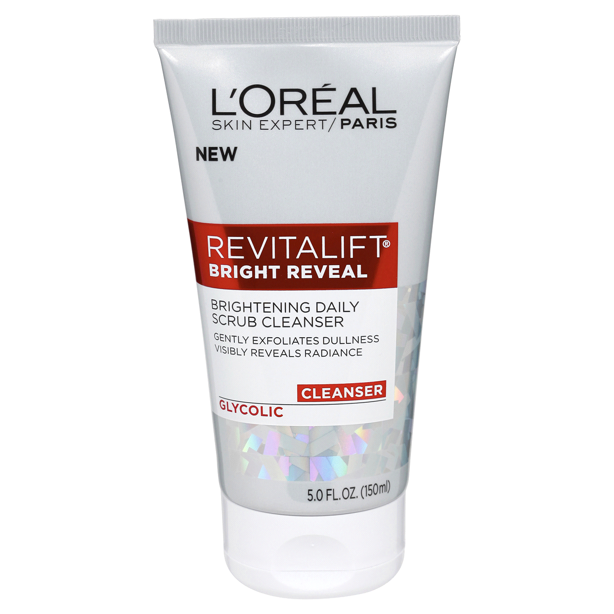 slide 1 of 6, L'Oréal Revitalift Bright Reveal Brightening Daily Scrub Cleanser, 5 fl oz