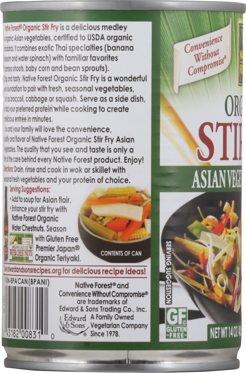 slide 5 of 9, Native Forest Organic Stir Fry Asian Vegetable Medley 14 oz, 14 oz
