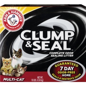 slide 1 of 1, ARM & HAMMER Multi-Cat Clump & Seal Litter, 160 oz