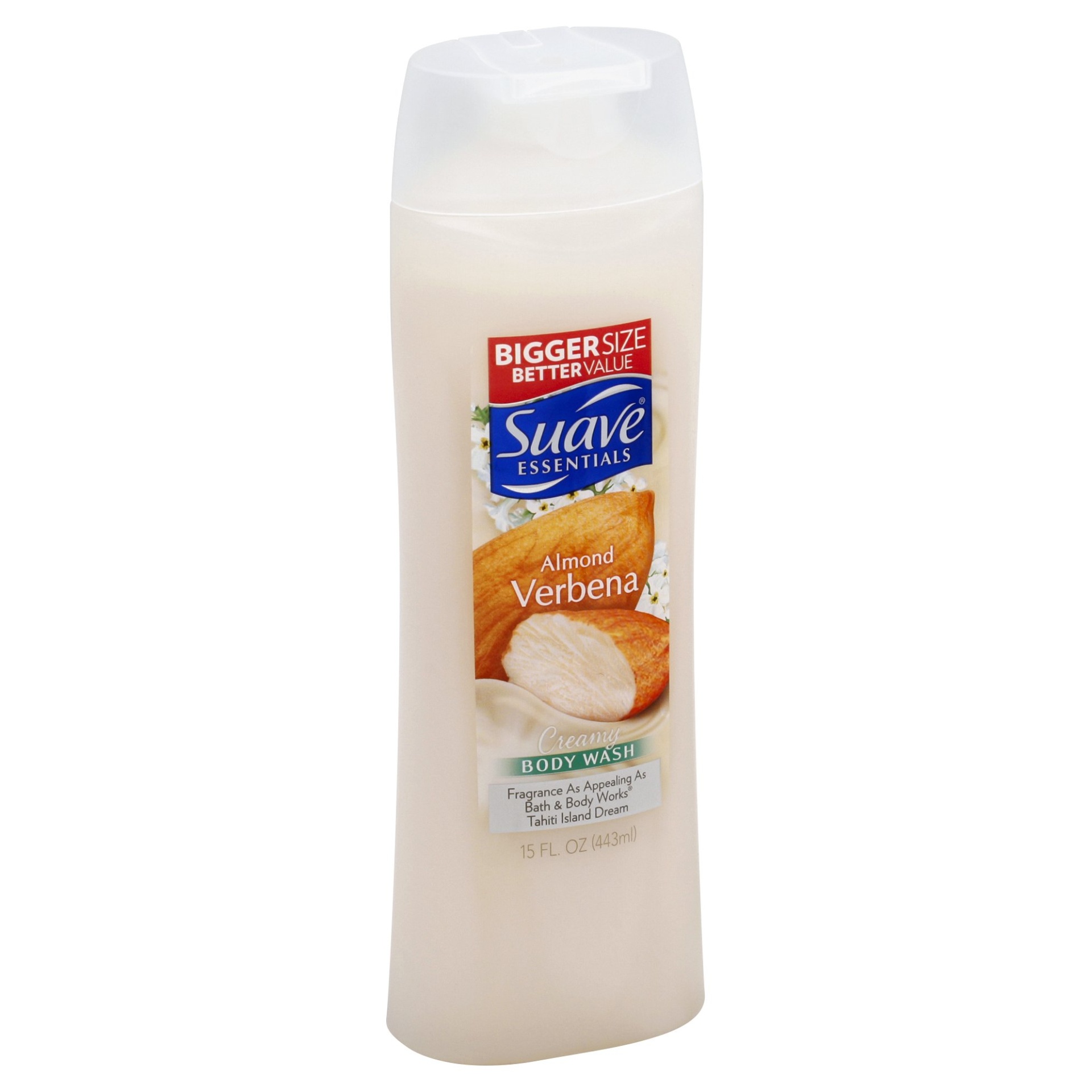 slide 1 of 1, Suave Naturals Creamy Almond & Verbena Body Wash, 18 fl oz