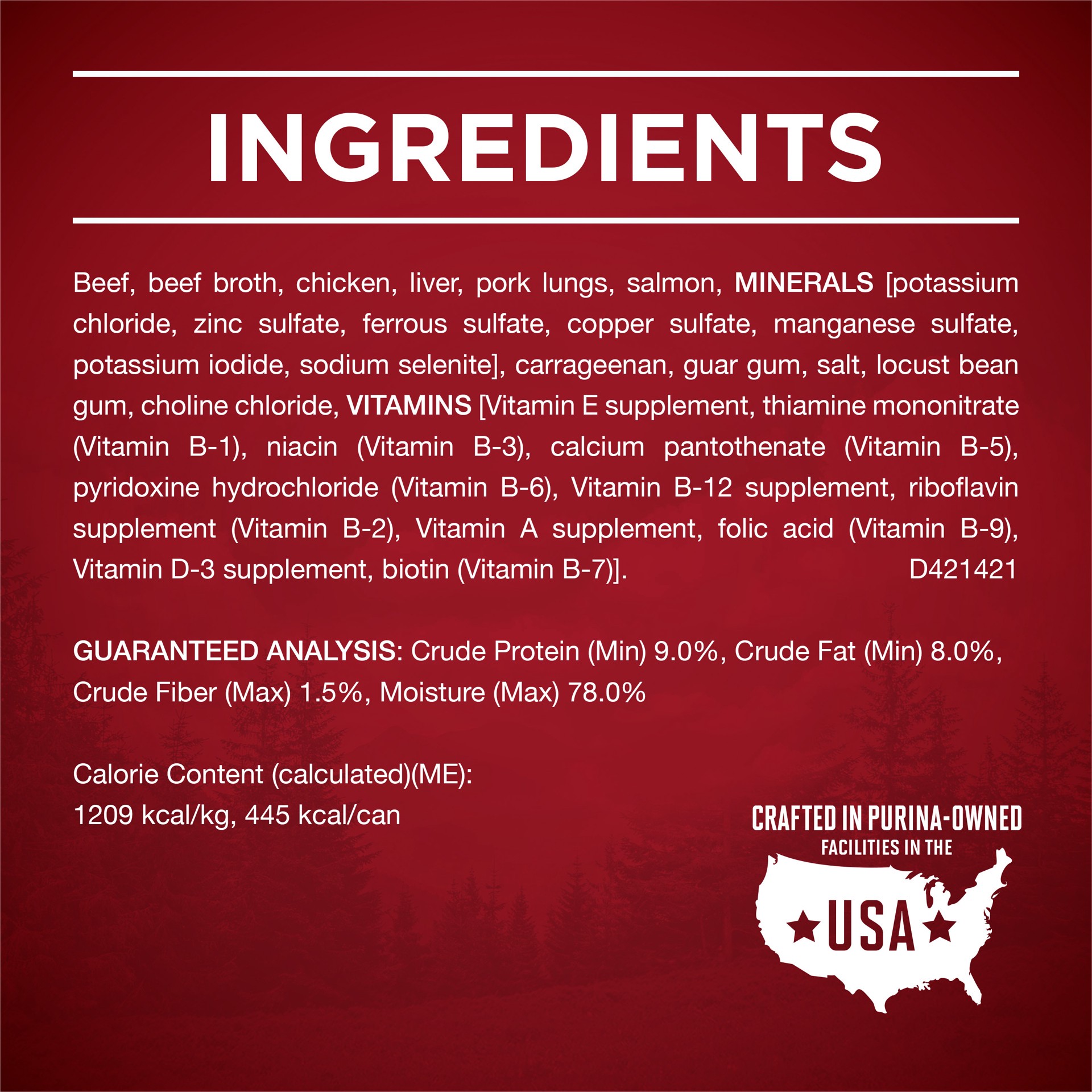 slide 5 of 8, ONE Purina ONE Wet Dog Food True Instinct Classic Ground Grain-Free Formula With Real Beef and Wild Caught Salmon High Protein Wet Dog Food, 13 oz