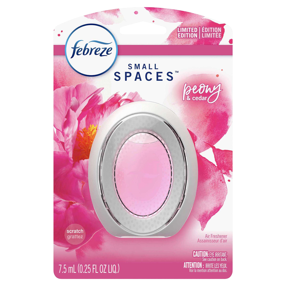 slide 1 of 4, Febreze Small Spaces Peony & Cedar Air Freshener, 1 ct