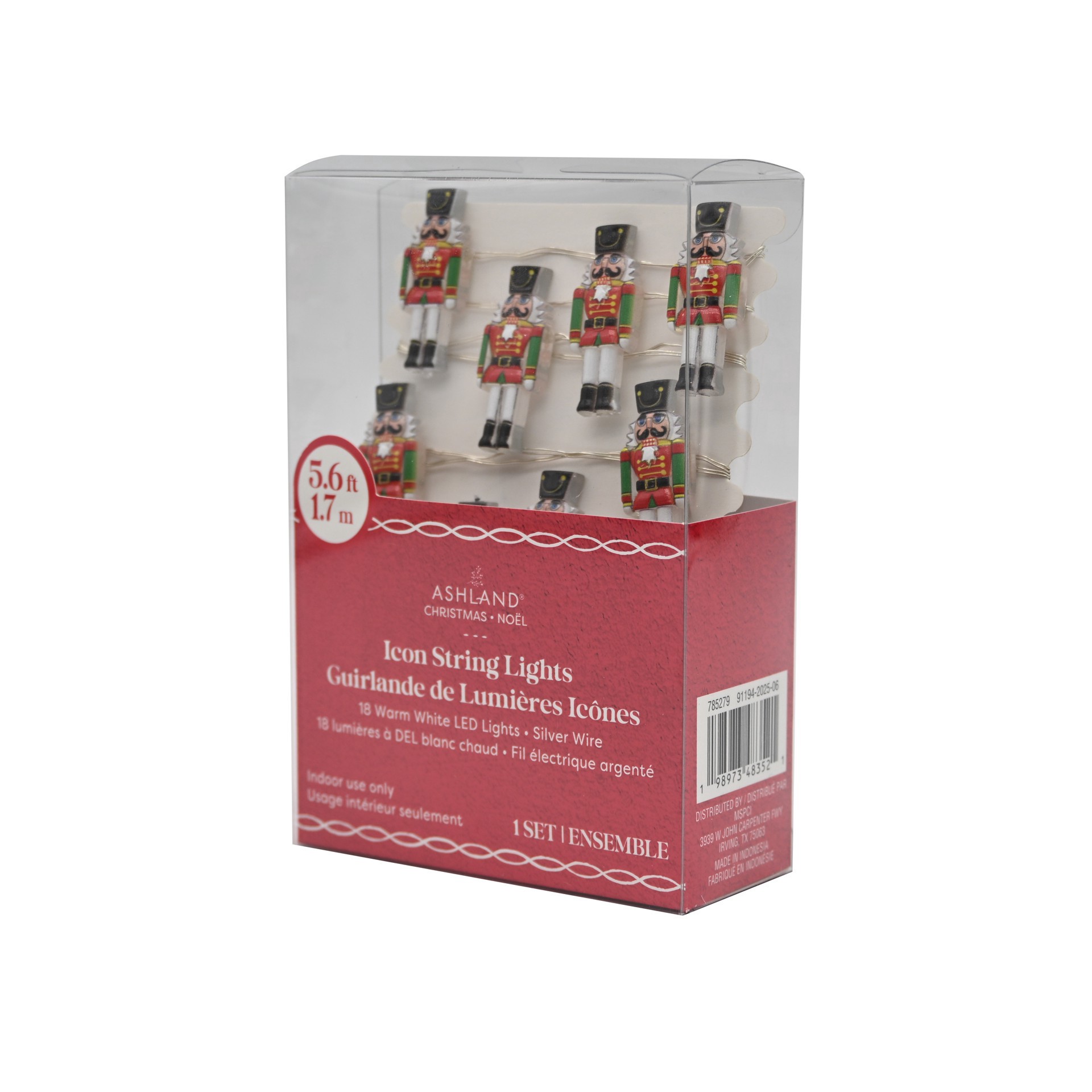 slide 2 of 4, 18ct. Warm White Led Nutcracker Icon String Lights By Ashland, 18 ct
