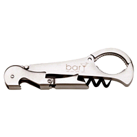 slide 3 of 17, BarY3 Waiters Corkscrew with Foil Cutter, 1 ct