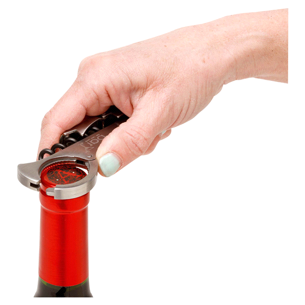slide 16 of 17, BarY3 Waiters Corkscrew with Foil Cutter, 1 ct