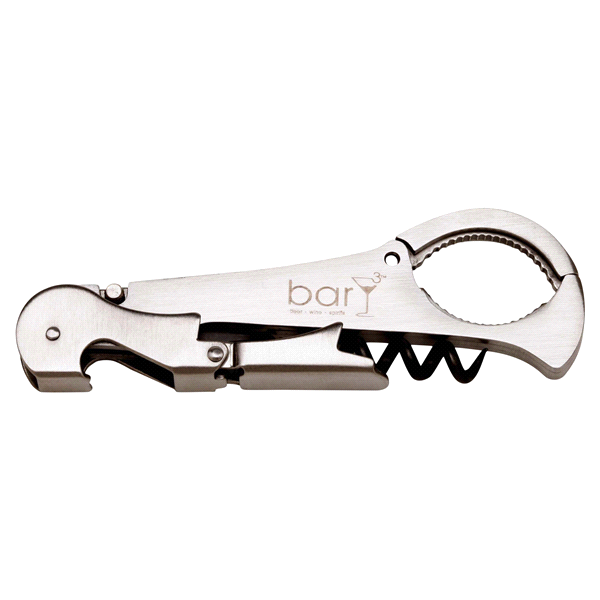 slide 4 of 17, BarY3 Waiters Corkscrew with Foil Cutter, 1 ct