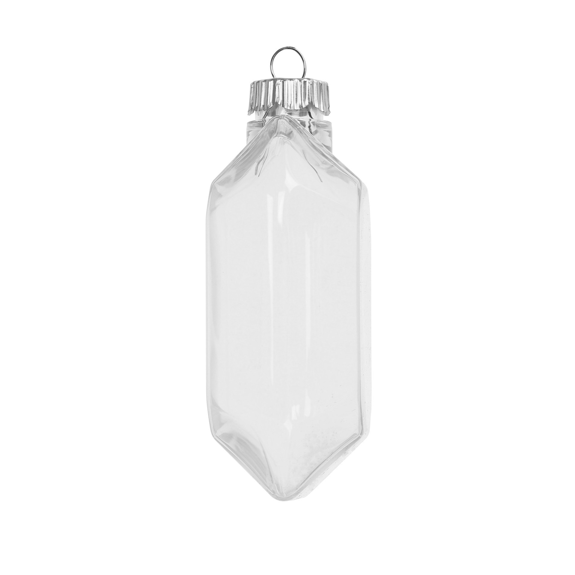 slide 2 of 4, 4 Pack 4.25" Clear Diy Plastic Gem Ornaments By Make Market, 4 ct