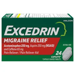 Excedrin Migraine Relief Tablets With Caffeine