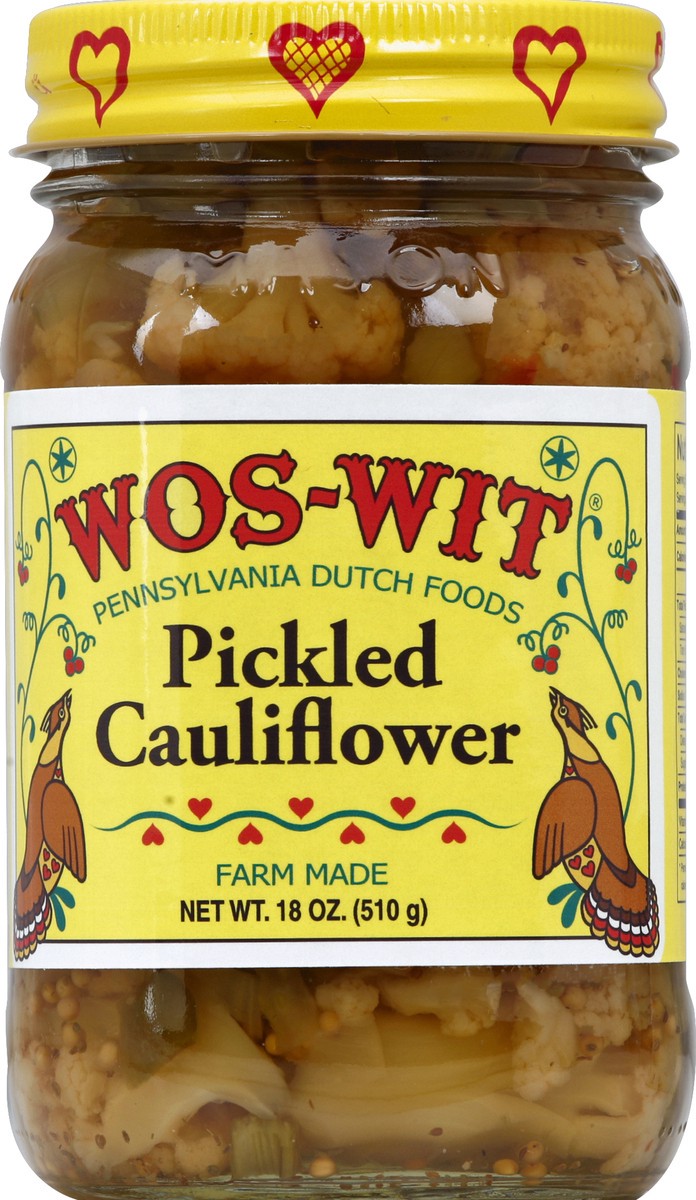 slide 2 of 2, Wos-Wit Cauliflower, Pickled, 18 oz